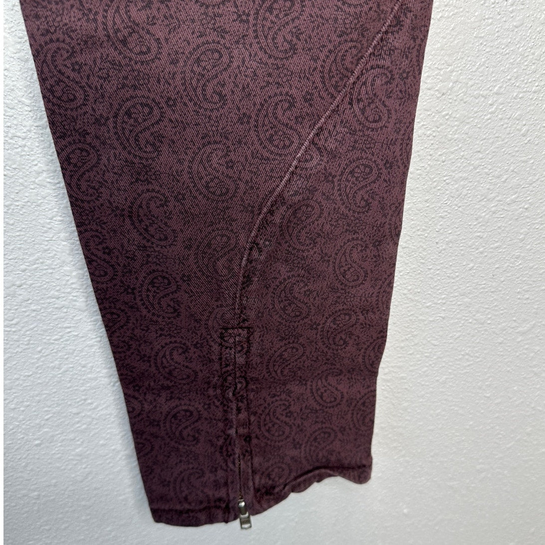 AllSaints Spitalfields Jacks Place Paisley Print Skinny Jeans 30