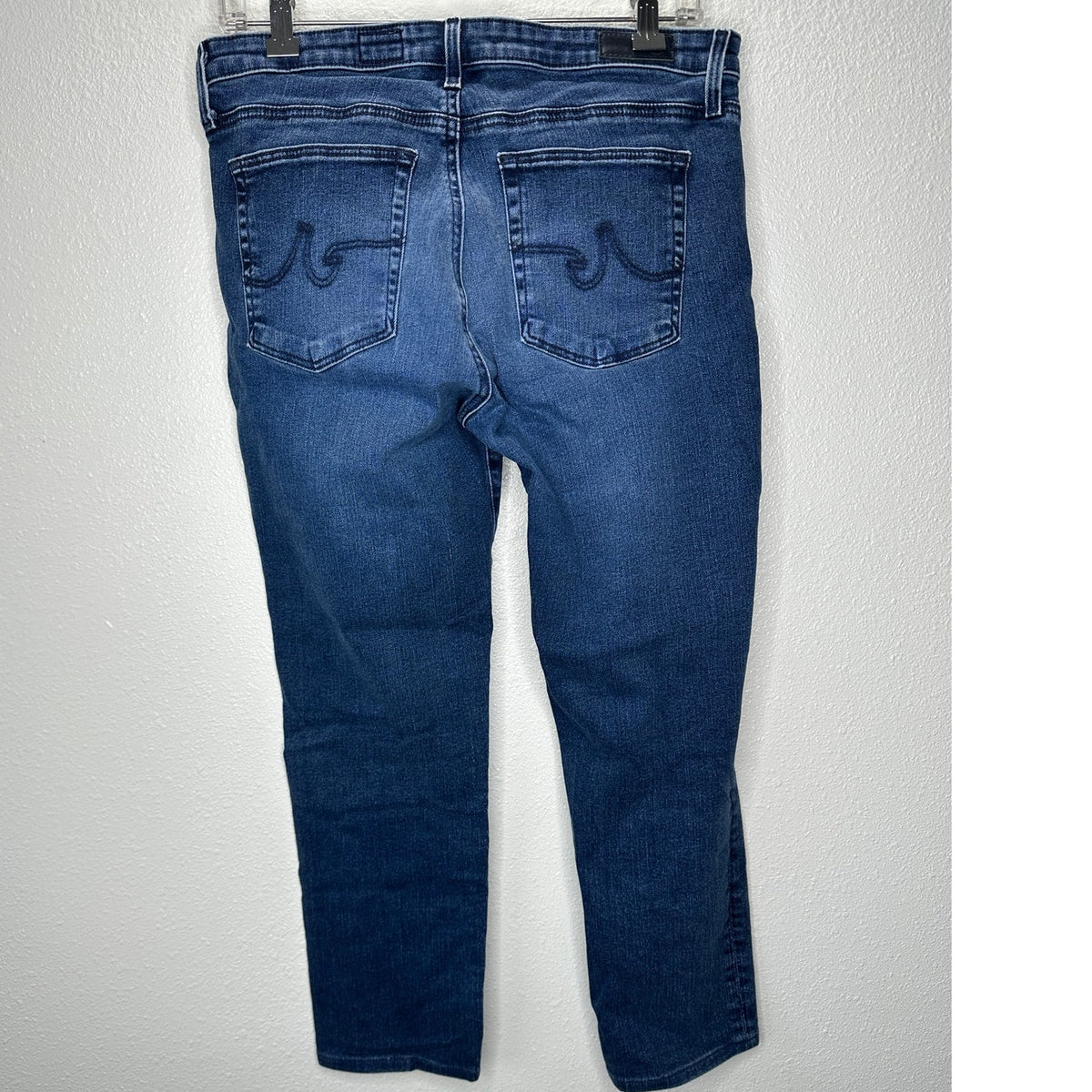 AG Adriano Medium Wash Whiskered Prima Cigarette Leg Jeans 30