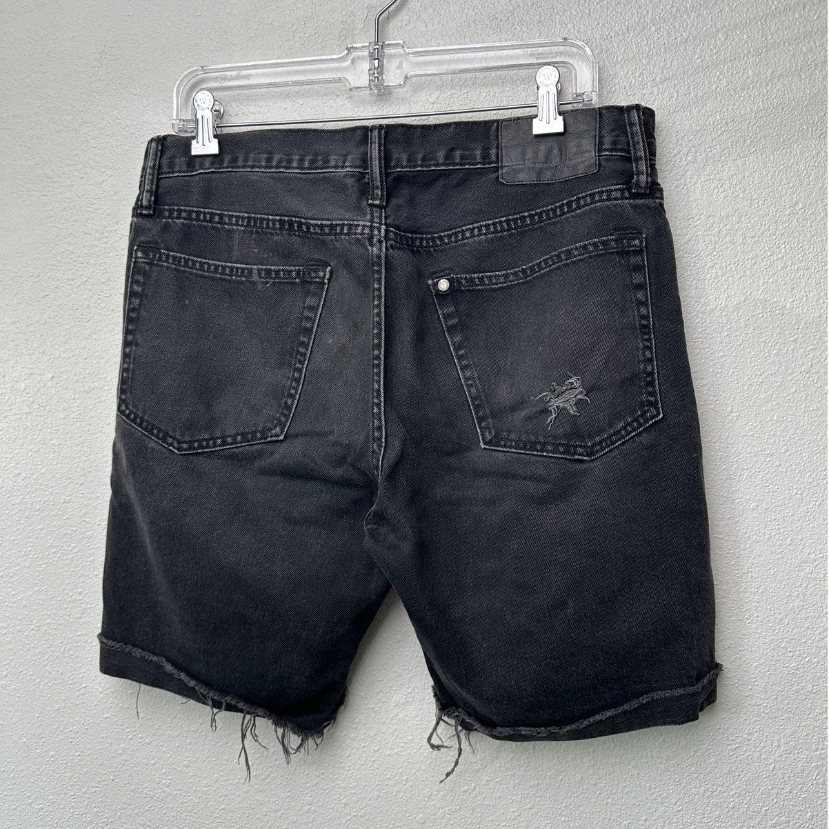 &Denim  by  H&M  Black Gray Denim Shorts Size 30