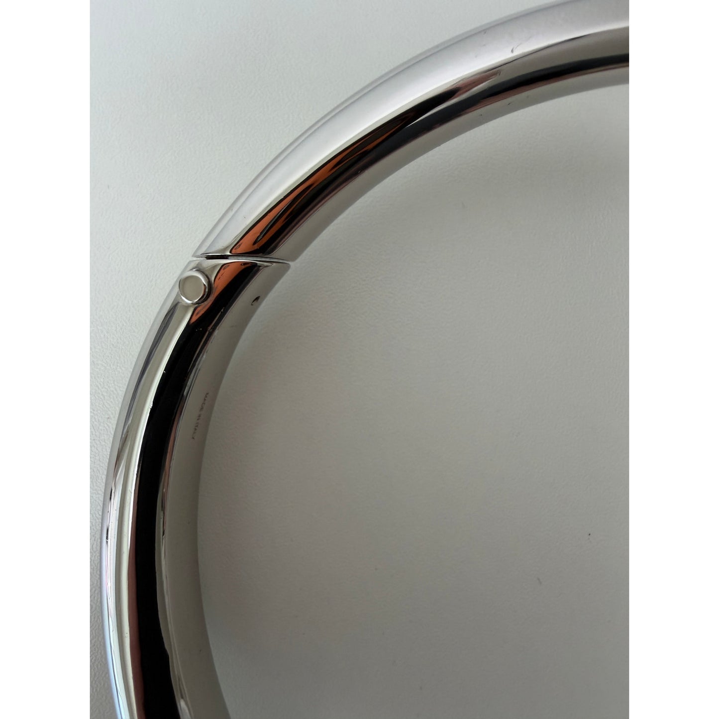 Alexander McQueen Silver Tubular Choker Necklace Women M