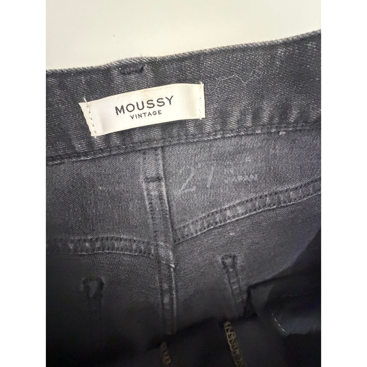 Moussy Vintage Charcoal Skinny Ankle Jeans Women 27