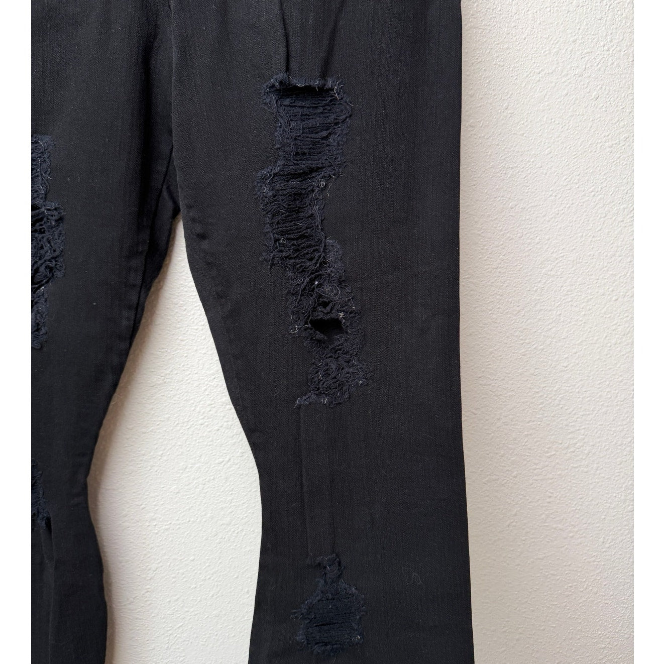 Joe's Jeans Black Distressed Skinny Jeggings Womens M