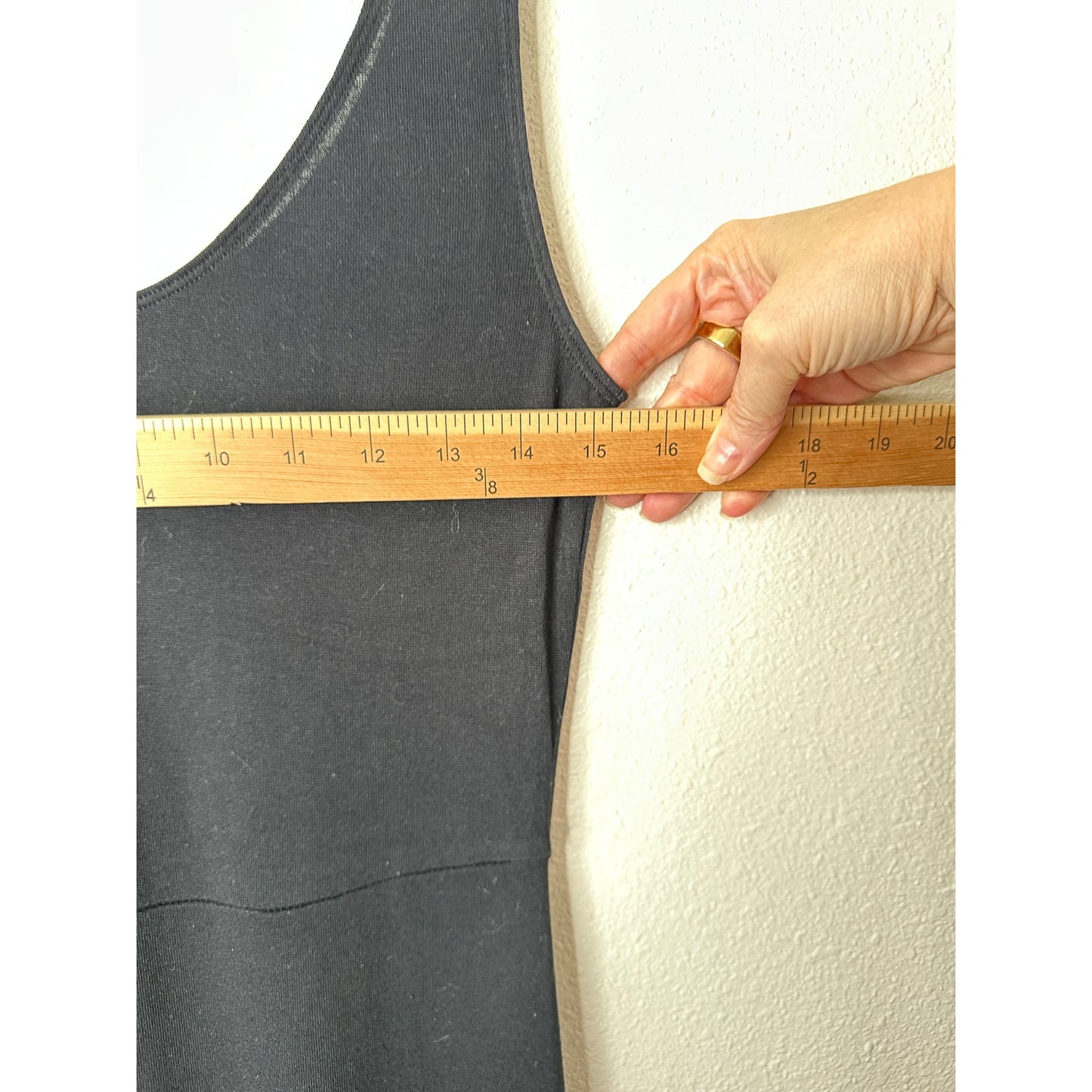 Vince Black Faux Wrap Tank Midi Dress XS Sleeveless Stretch Jersey