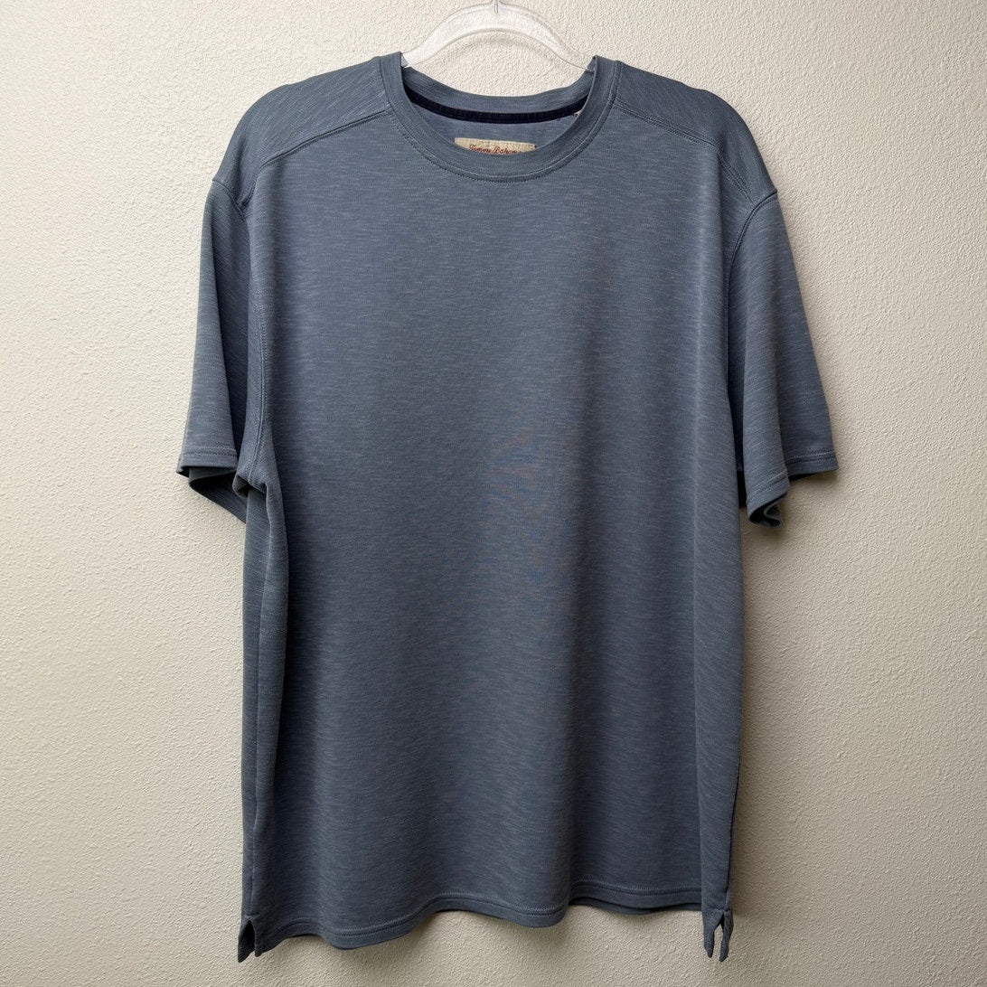 Tommy Bahama Blue Heathered Crew Neck T-Shirt Men’s XL