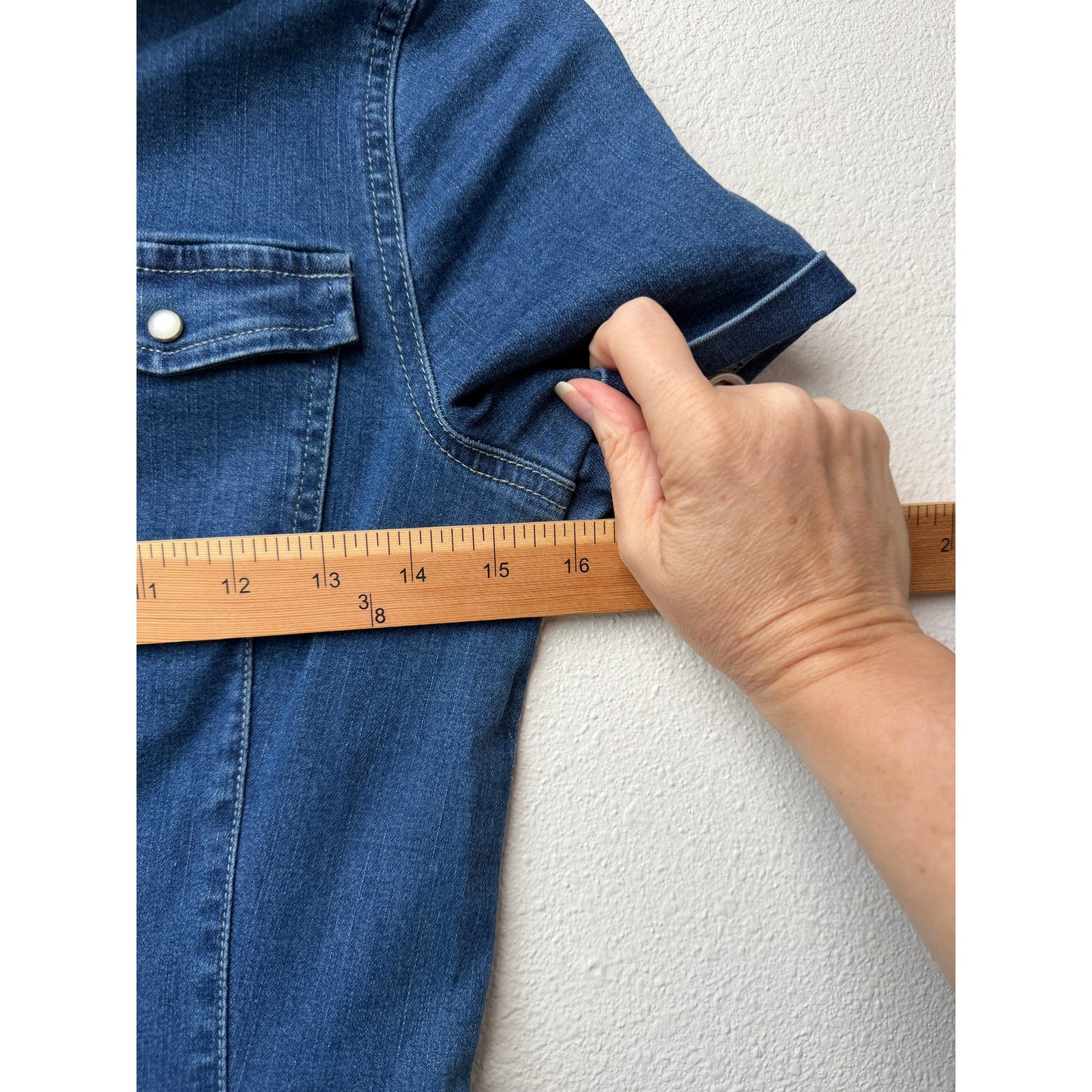 Fashion Nova Blue Denim Jumpsuit Womens M Utility