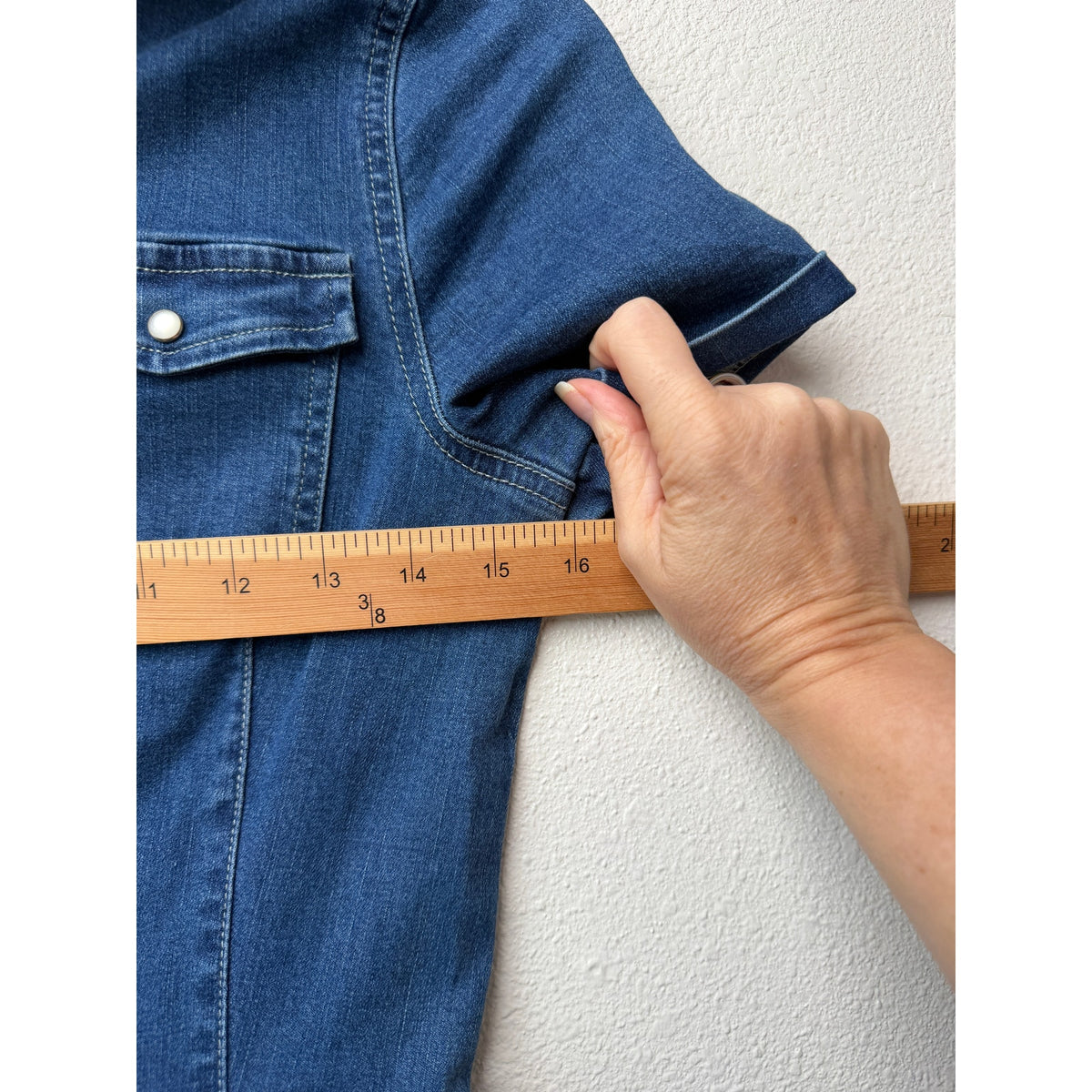 Fashion Nova Blue Denim Jumpsuit Womens M Utility