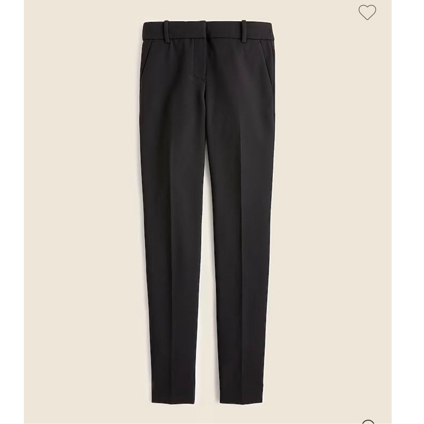 J.Crew Cameron 365 Slim Black Dress Pants Women’s 14 Ankle