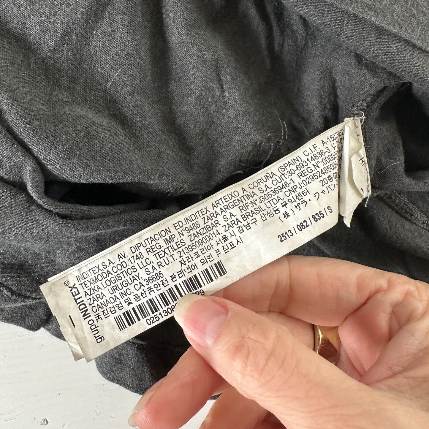 Zara Trafaluc Gray Multicolor Teal Pink Yellow Beaded Aztec Design Tank Top SM