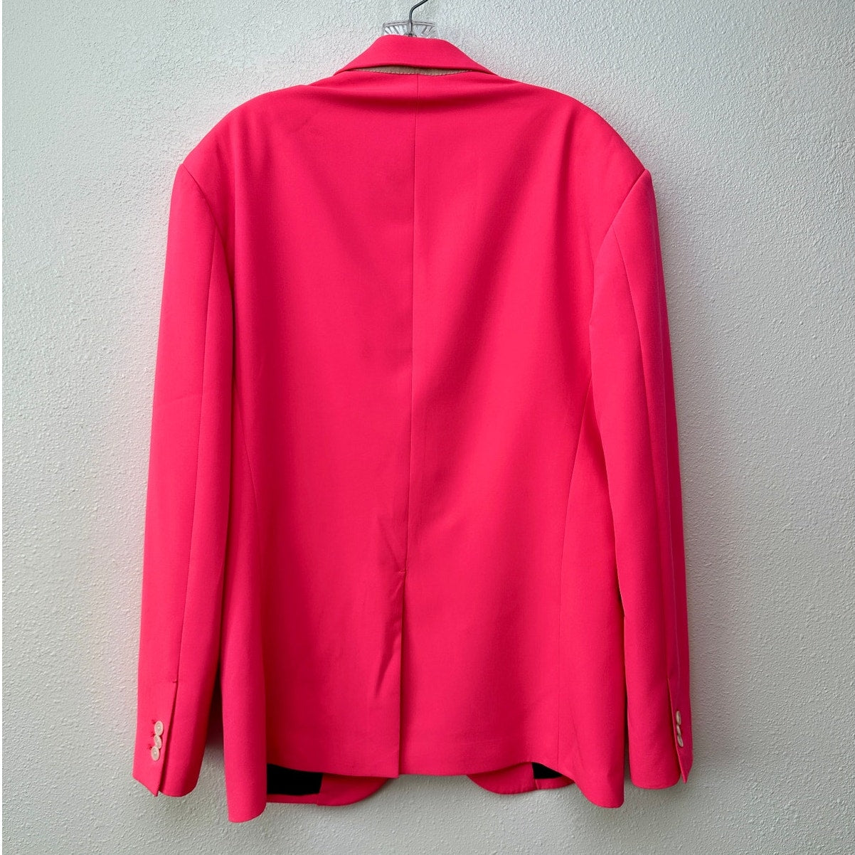 Versace Men’s Hot Pink Blazer Jacket Size IT 50 Two-Button Tailor Made