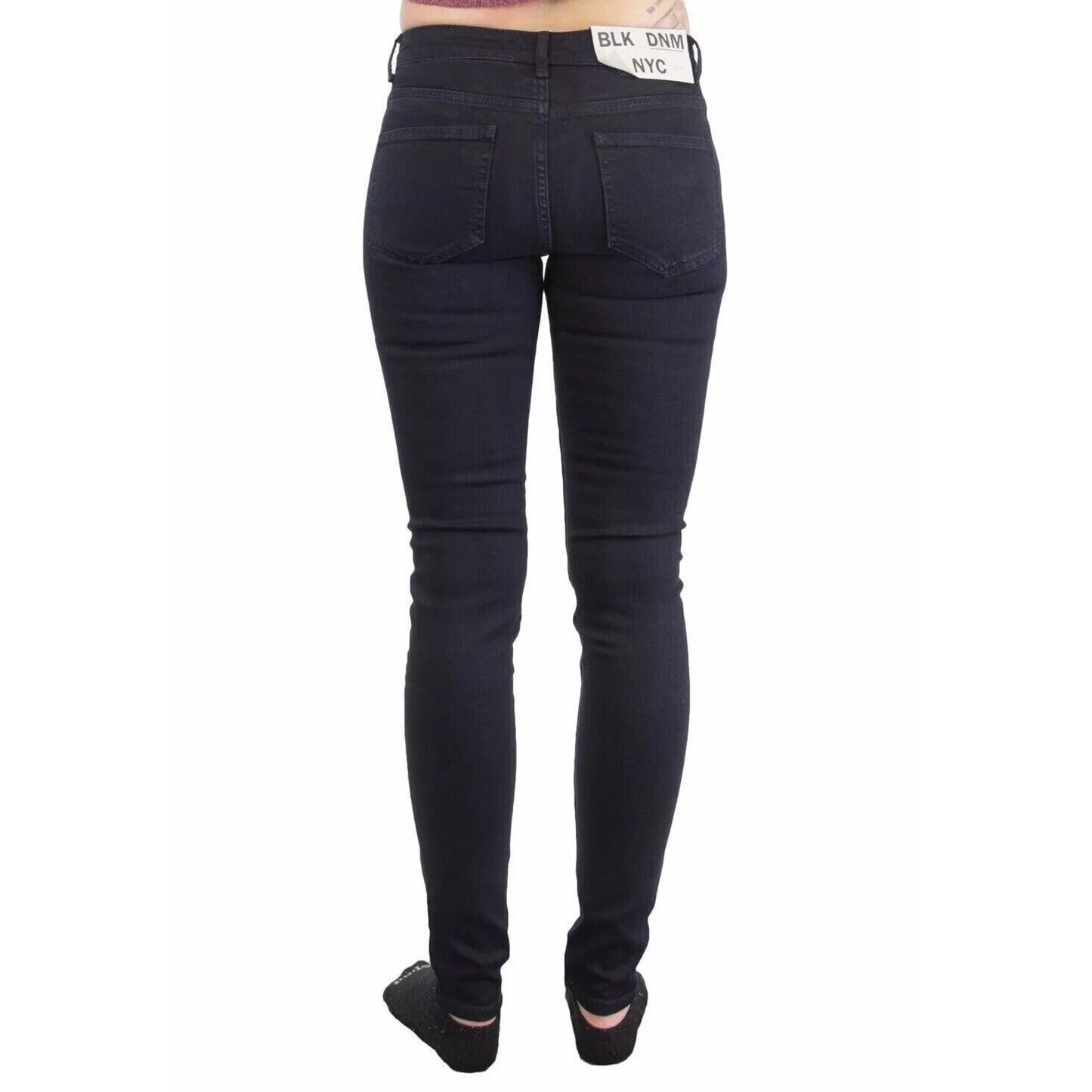NWOT Blk Dnm Black Furman Mid-Rise Skinny Jeans Size 25