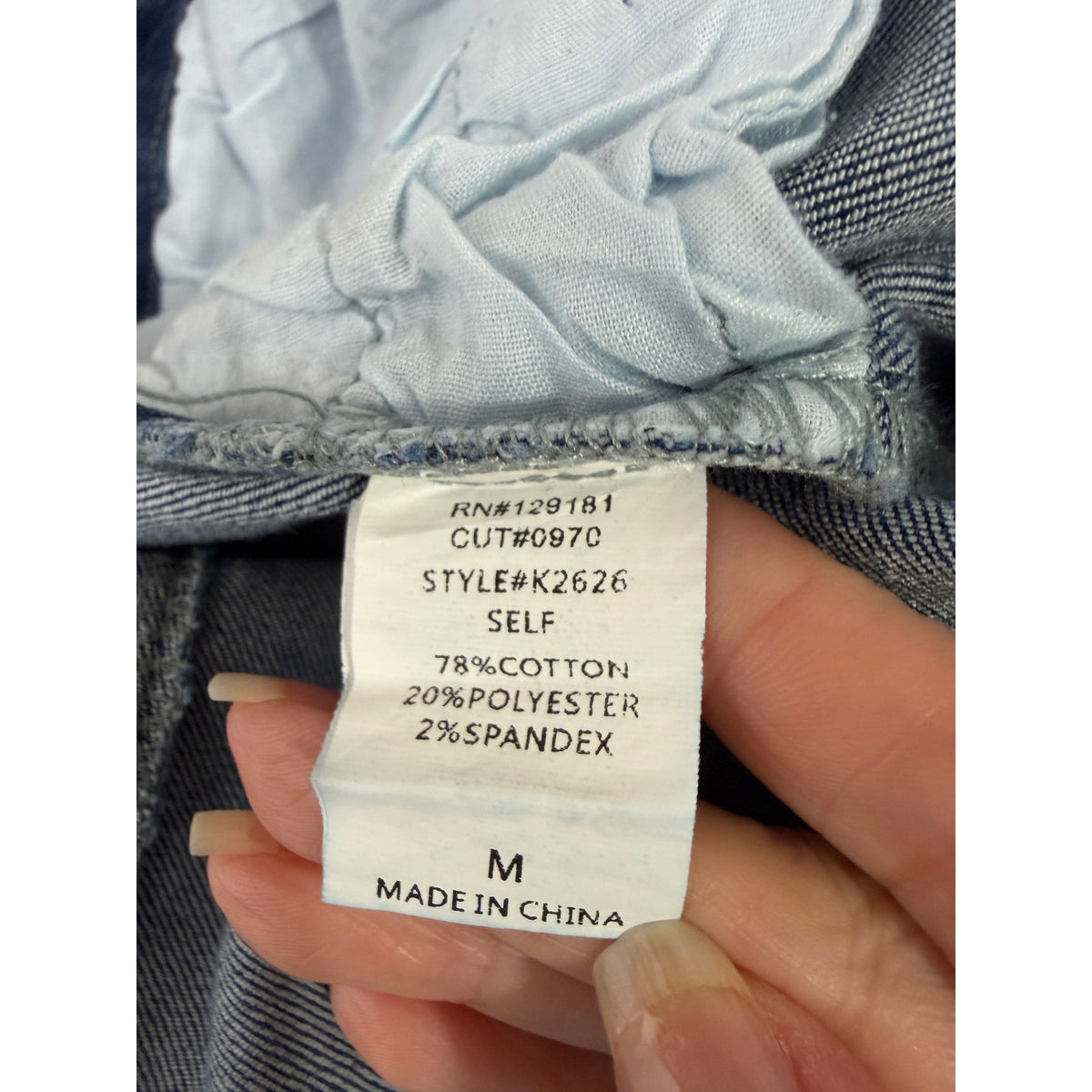 Fashion Nova Blue Denim Jumpsuit Womens M Utility