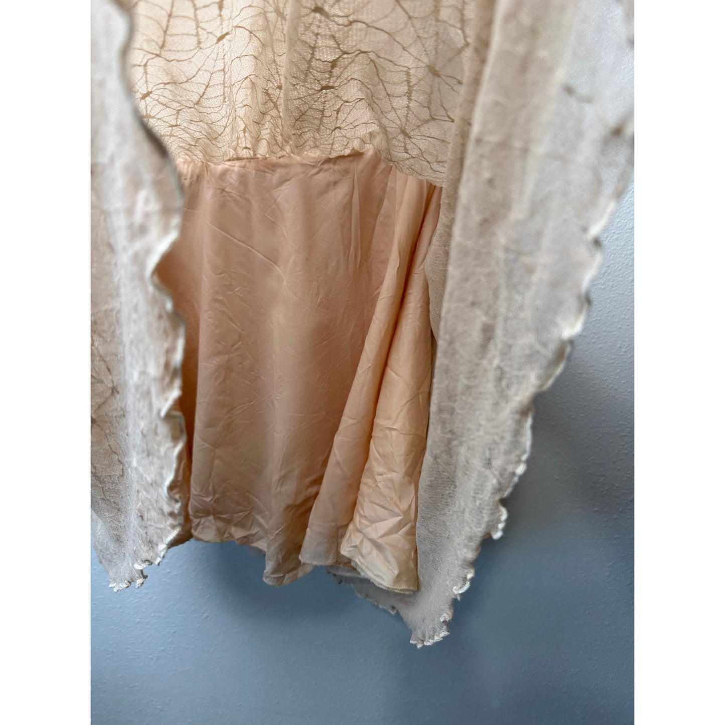 Ninivah Khomo Tan Lace Long Sleeve Mini Dress US XS/S
