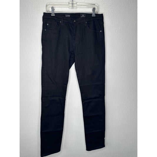AG The Harper Essential Straight Leg Black Jeans  30R