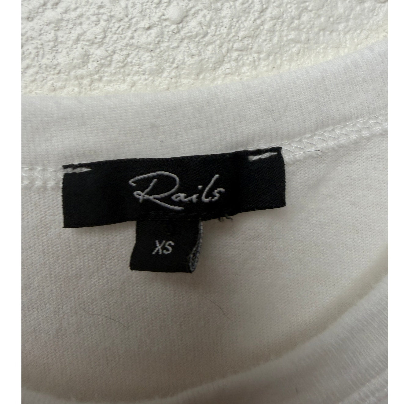 Rails Boxy Tank Top Crop White Women US XS
