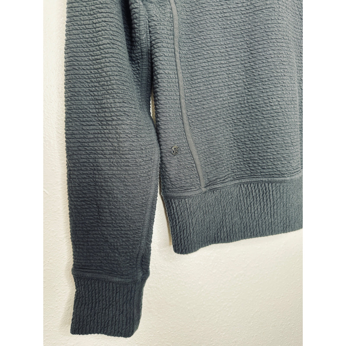 Lululemon Black On Repeat Ribbed Long Sleeve Zip Bomber Jacket 4