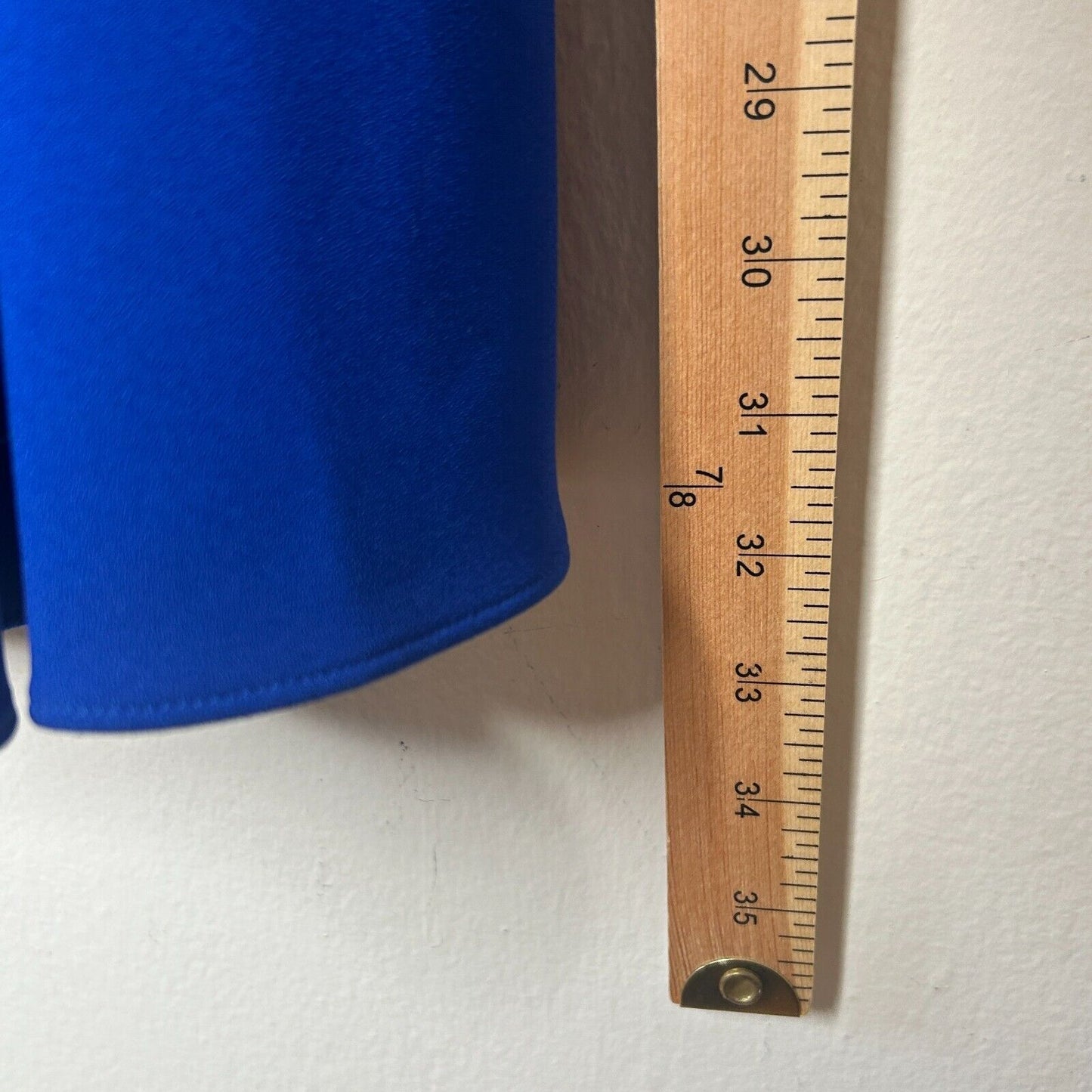 NWOT BCBGMAXAZRIA Royal Blue Harlie Criss-Cross Keyhole Front Pleated Mini Dress