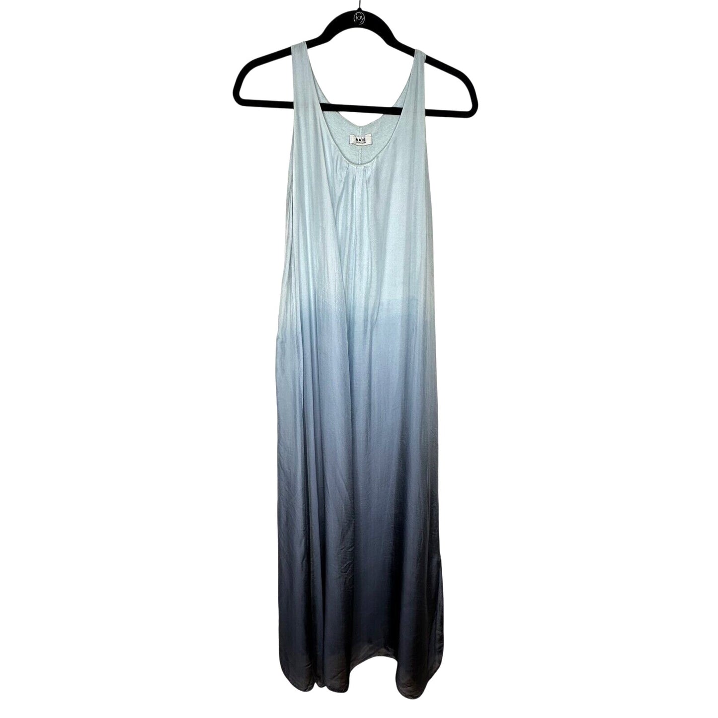 Kate by Laltramoda Light Blue Ombre Tank Sleeveless Lined Midi Maxi Dress S / M
