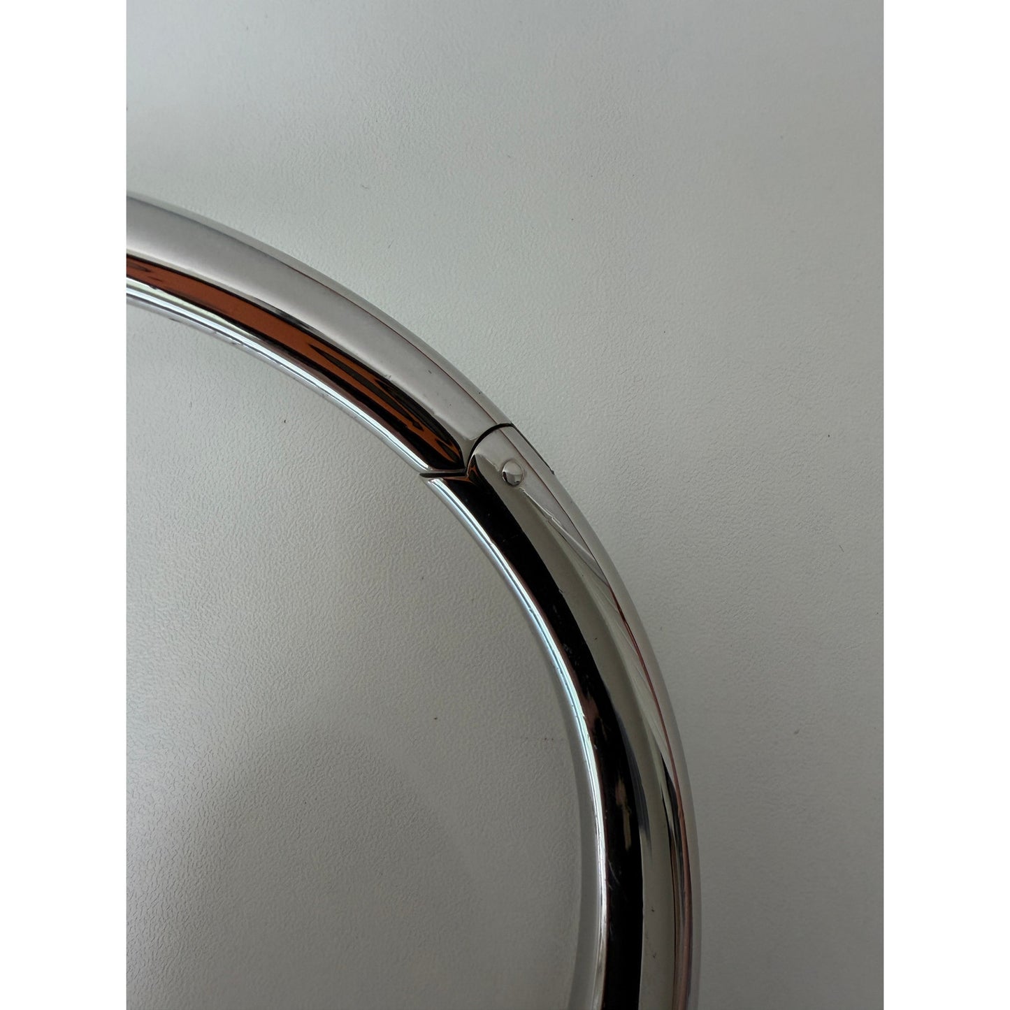 Alexander McQueen Silver Tubular Choker Necklace Women M