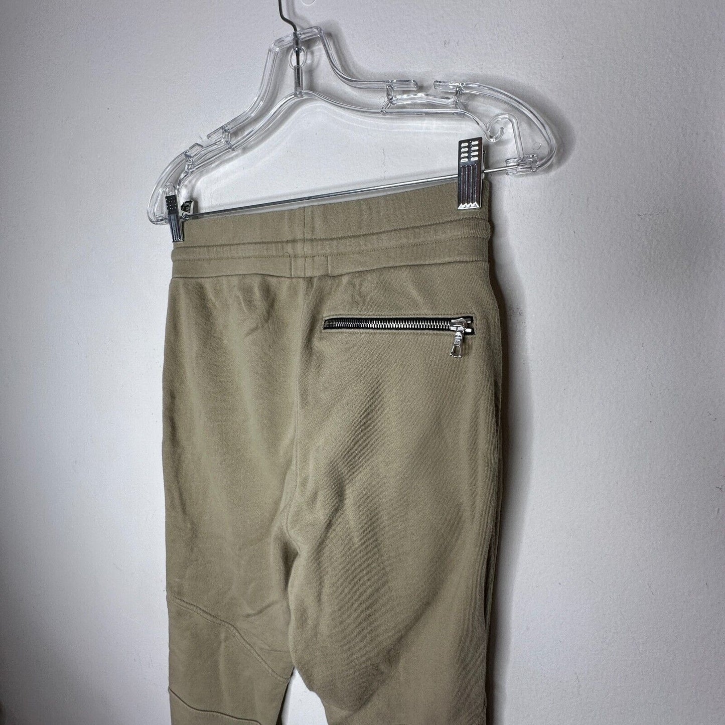 John Elliott Lieutenant Khaki Escobar Drawstring Banded Jogger Zip Pockets 2