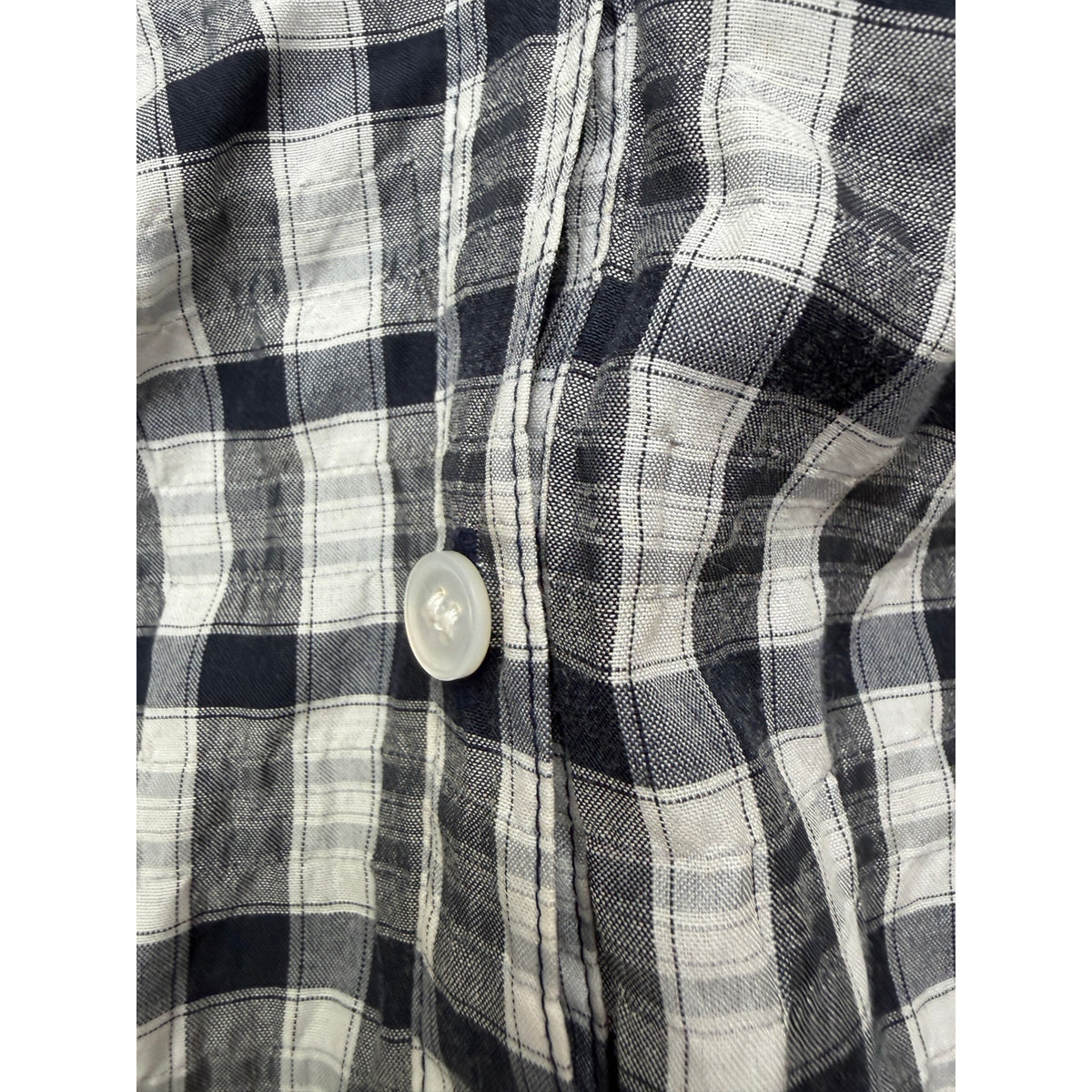 Veronica Beard Black White Ruched Shirt Women S