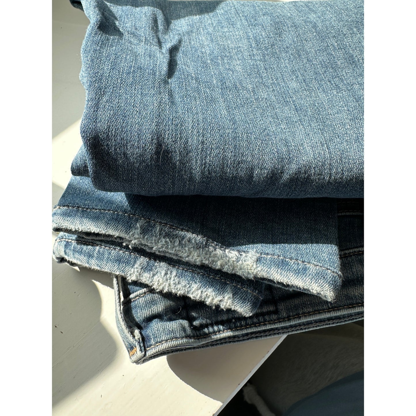 AG Adriano Goldschmied Prima Crop Cigarette Jeans Blue Women US 28