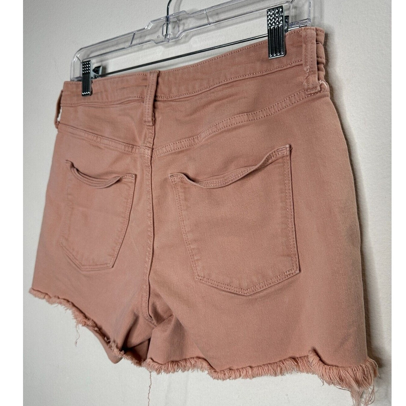 Universal Thread Peach High Rise Cut Off Raw Hem Jean Denim Shorts 8 / 29