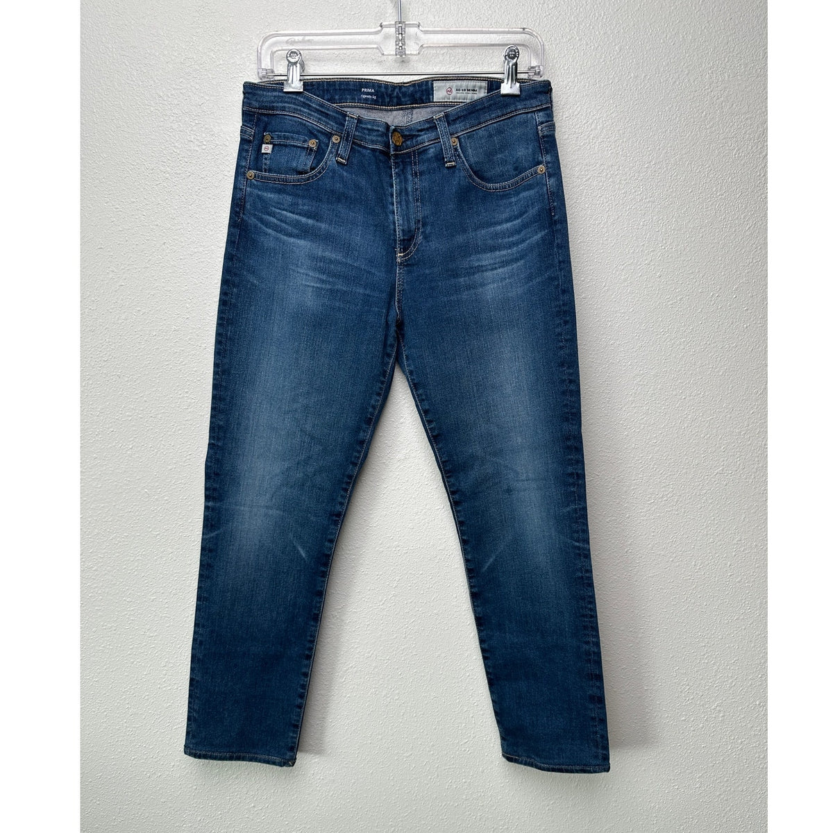 AG women’s Prima cigarette leg jeans medium wash US 29