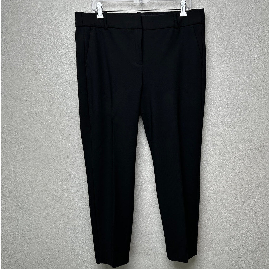 J.Crew Cameron 365 Slim Black Dress Pants Women’s 14 Ankle