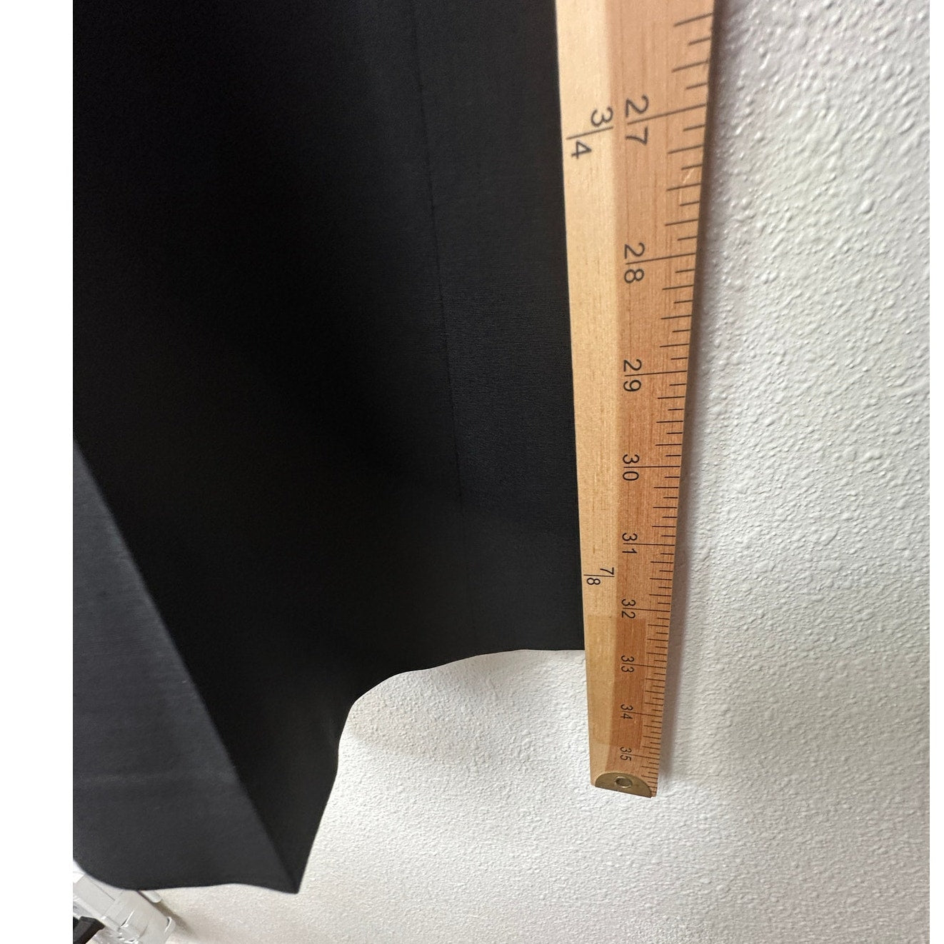 Burberry Wool Pants 4 Black Wide Leg Double Button Trousers Front Pockets