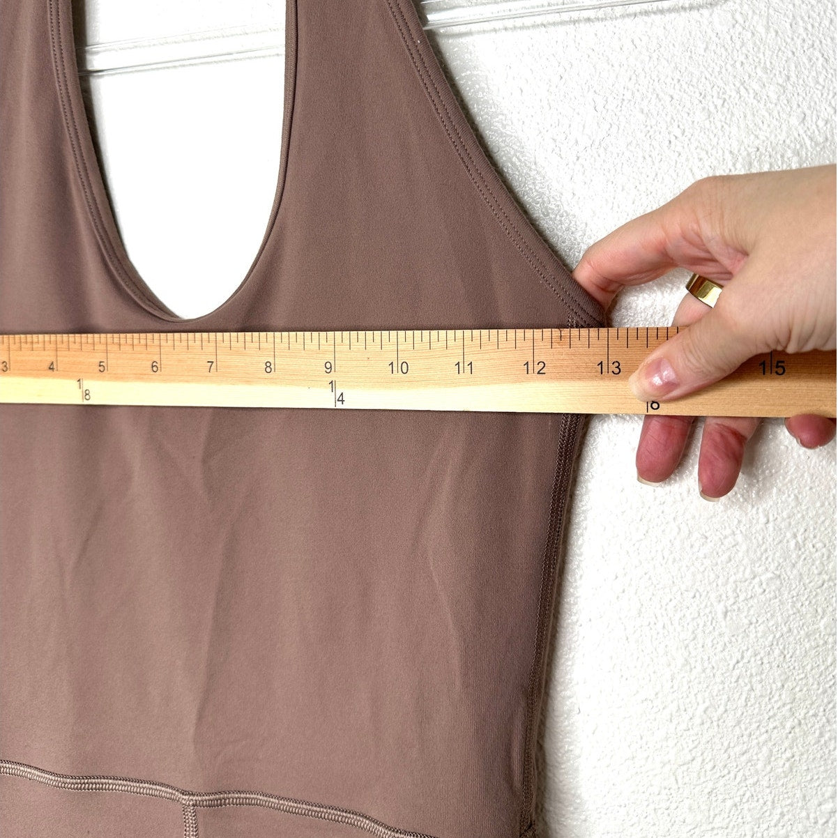 Wilfred Free Mocha Brown Look Halter Top Romper XS