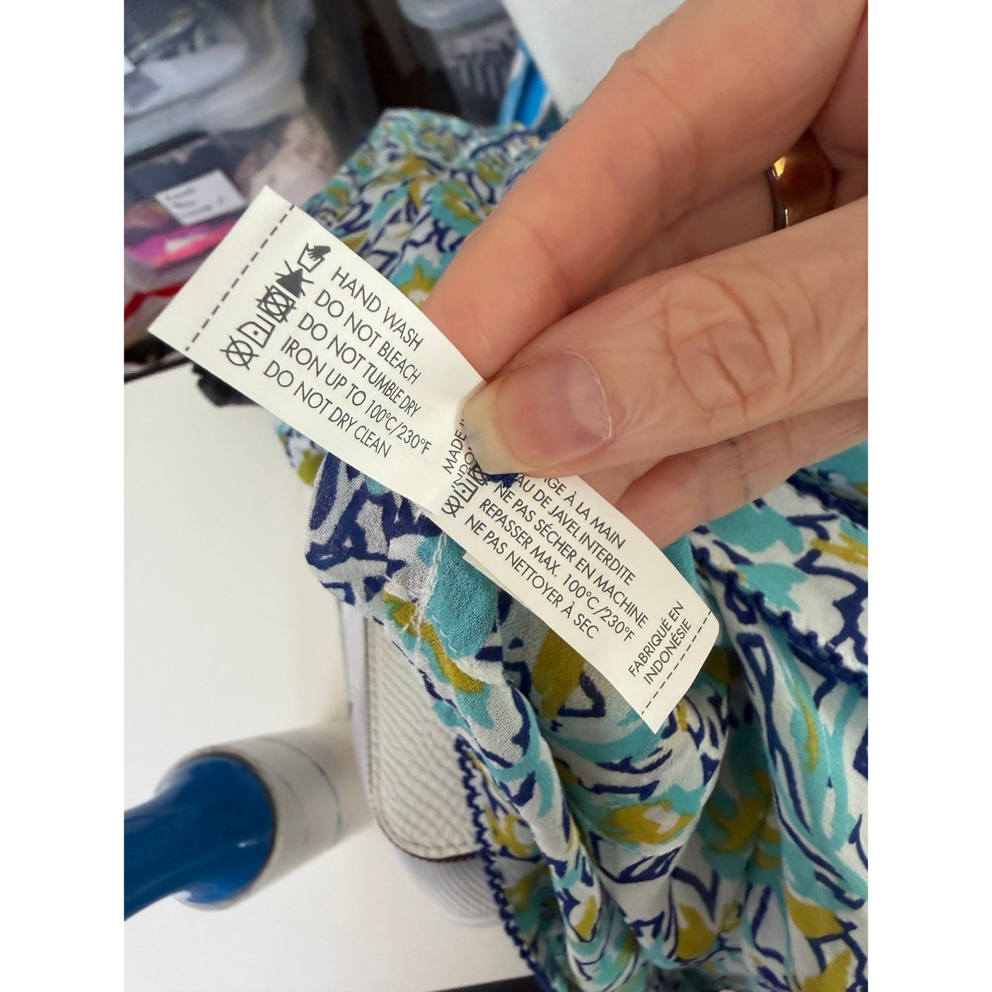 NWT Poupette St Barth Blue Floral Maxi Dress XS
