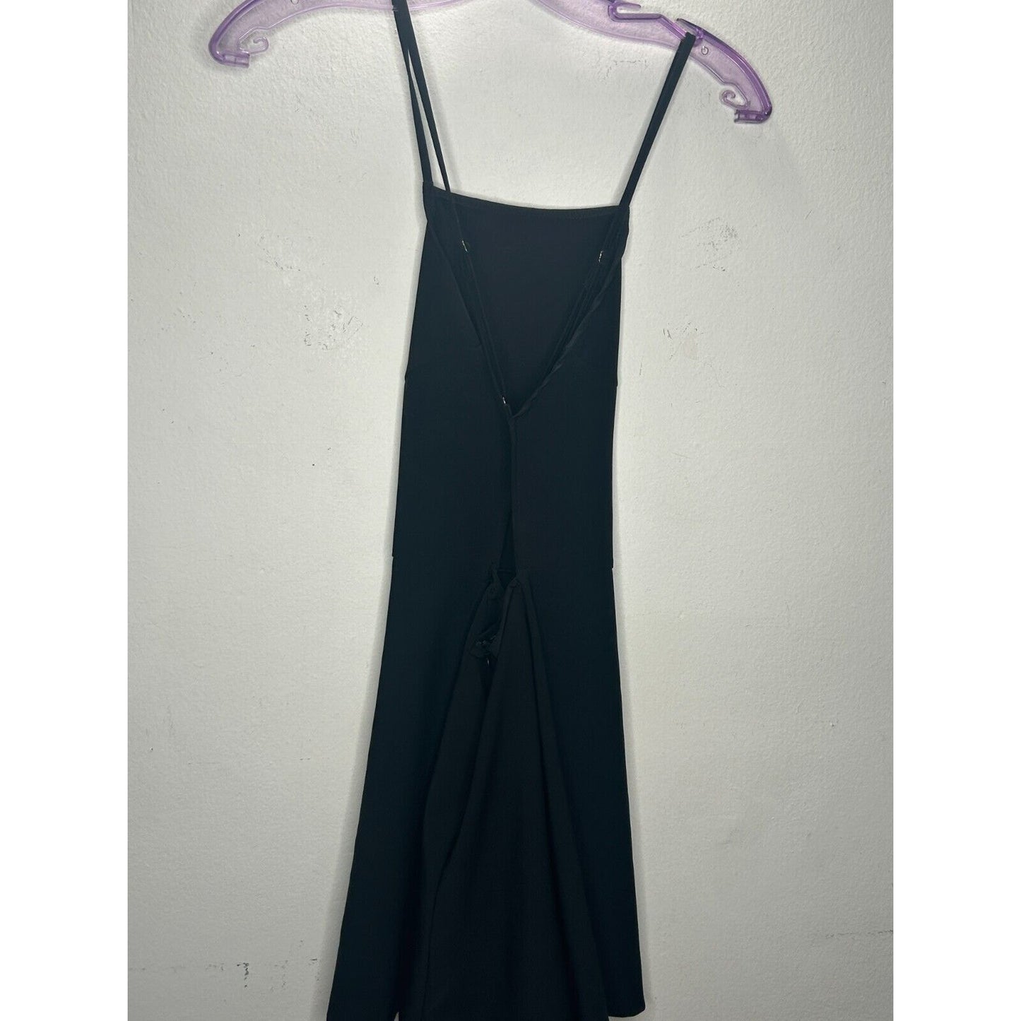 Brandy Melville Black Criss-Cross Back Mini Dress OS