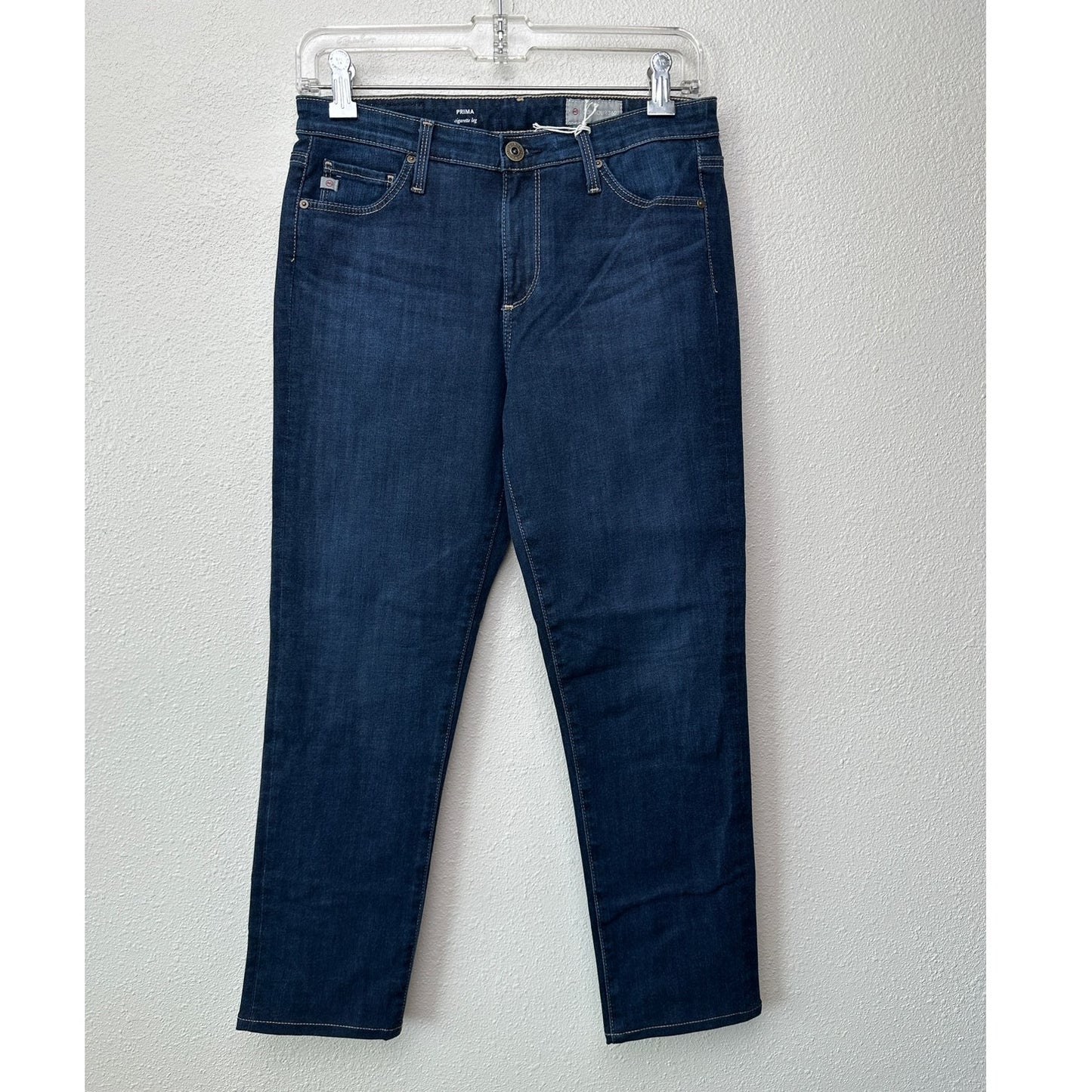 NWT AG Contour 360 Prima Cigarette Leg Jeans Dark Wash Women’s 28