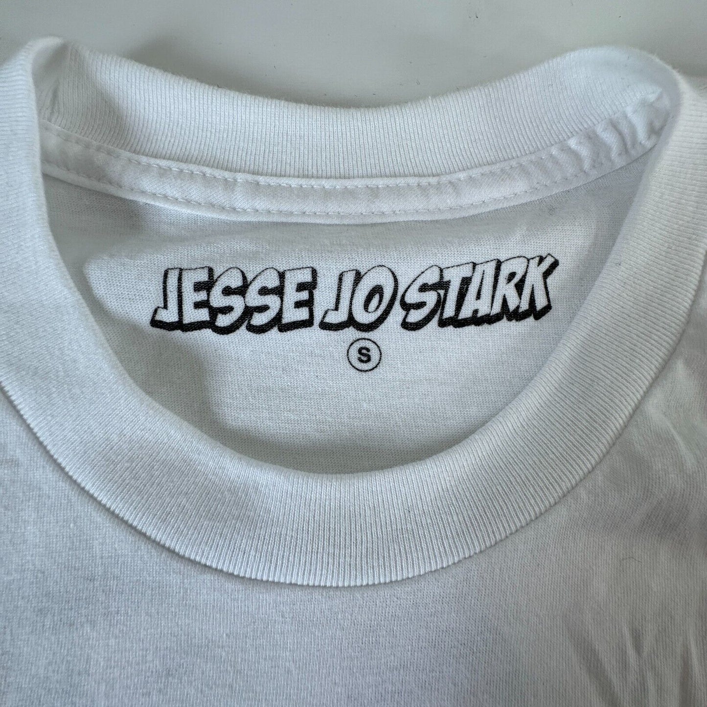 Jesse Jo Stark Chrome Hearts White Rot Away Wish I Was Dead Graphic Tee S