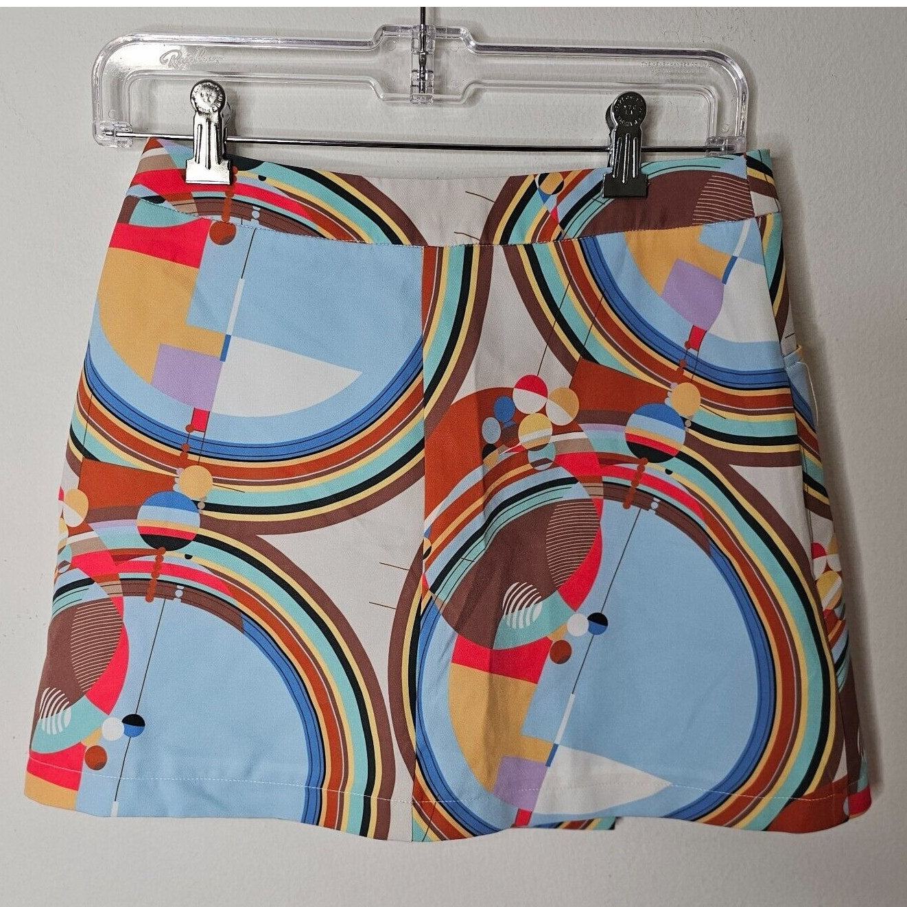NWT Stefania Vaidani 60s Front Button Crop Top and Matching Button Mini Skirt SM
