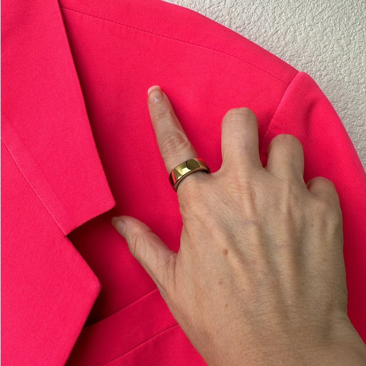 Versace Men’s Hot Pink Blazer Jacket Size IT 50 Two-Button Tailor Made