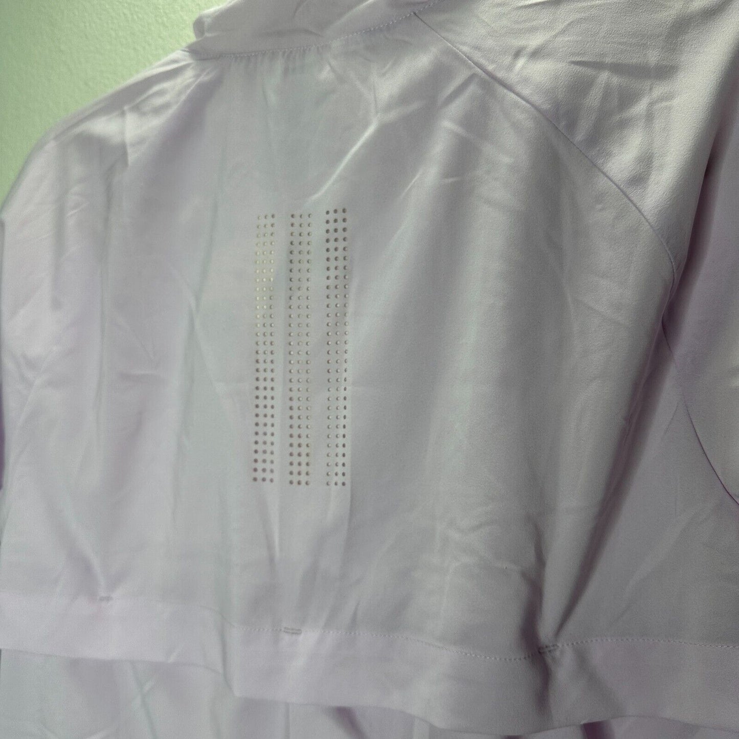 NWT Adidas W 3S Train Climalite Jacket Aero Pink Lilac Zip Front Windbreaker S