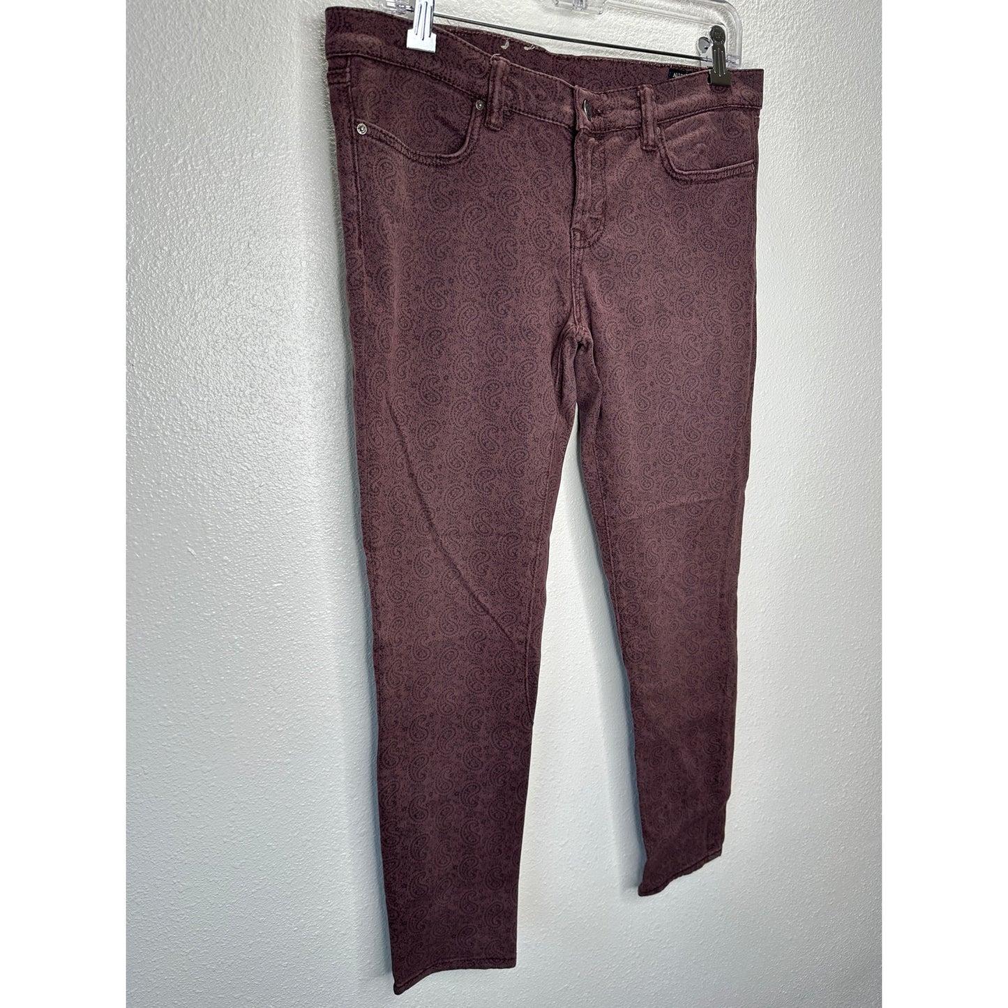 AllSaints Spitalfields Jacks Place Paisley Print Skinny Jeans 30