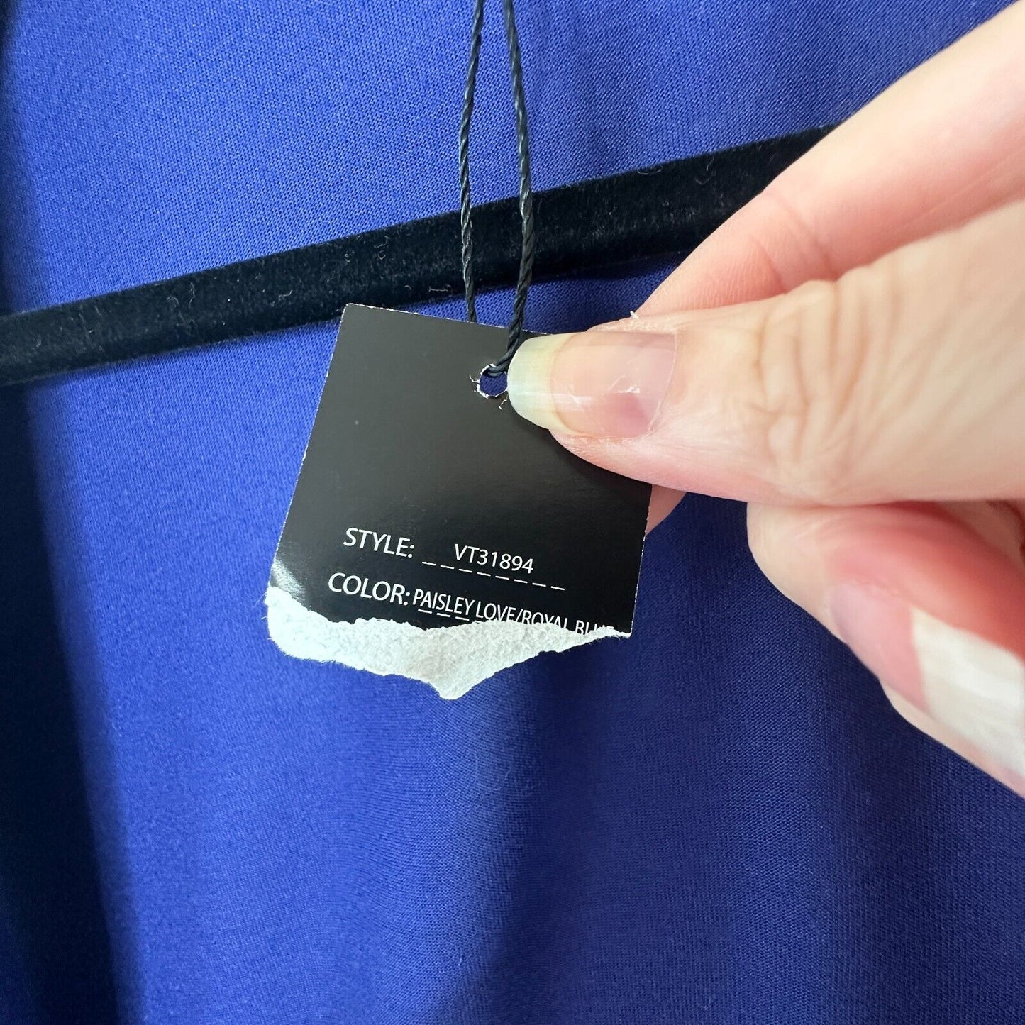 Vertigo Satin High Low Paisley Royal Blue Orange Long Sleeve Drape Cardigan S