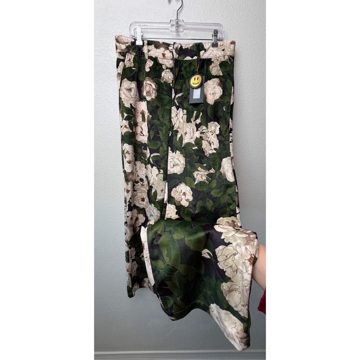 NWT Drew House Men's L 34 Iceberg Roses Velvet Set