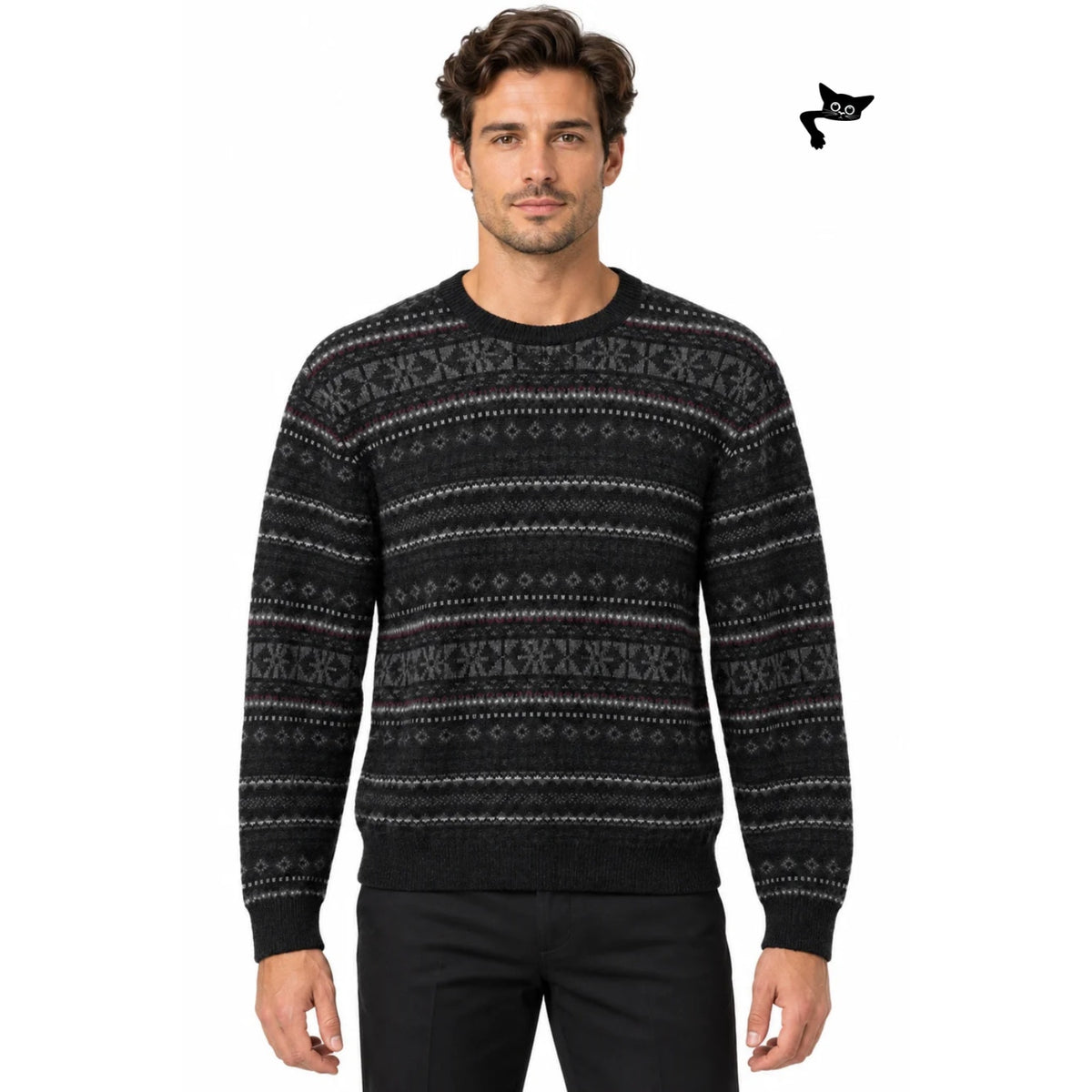 Ralph Lauren Purple Label Gray Cashmere Sweater Men XL