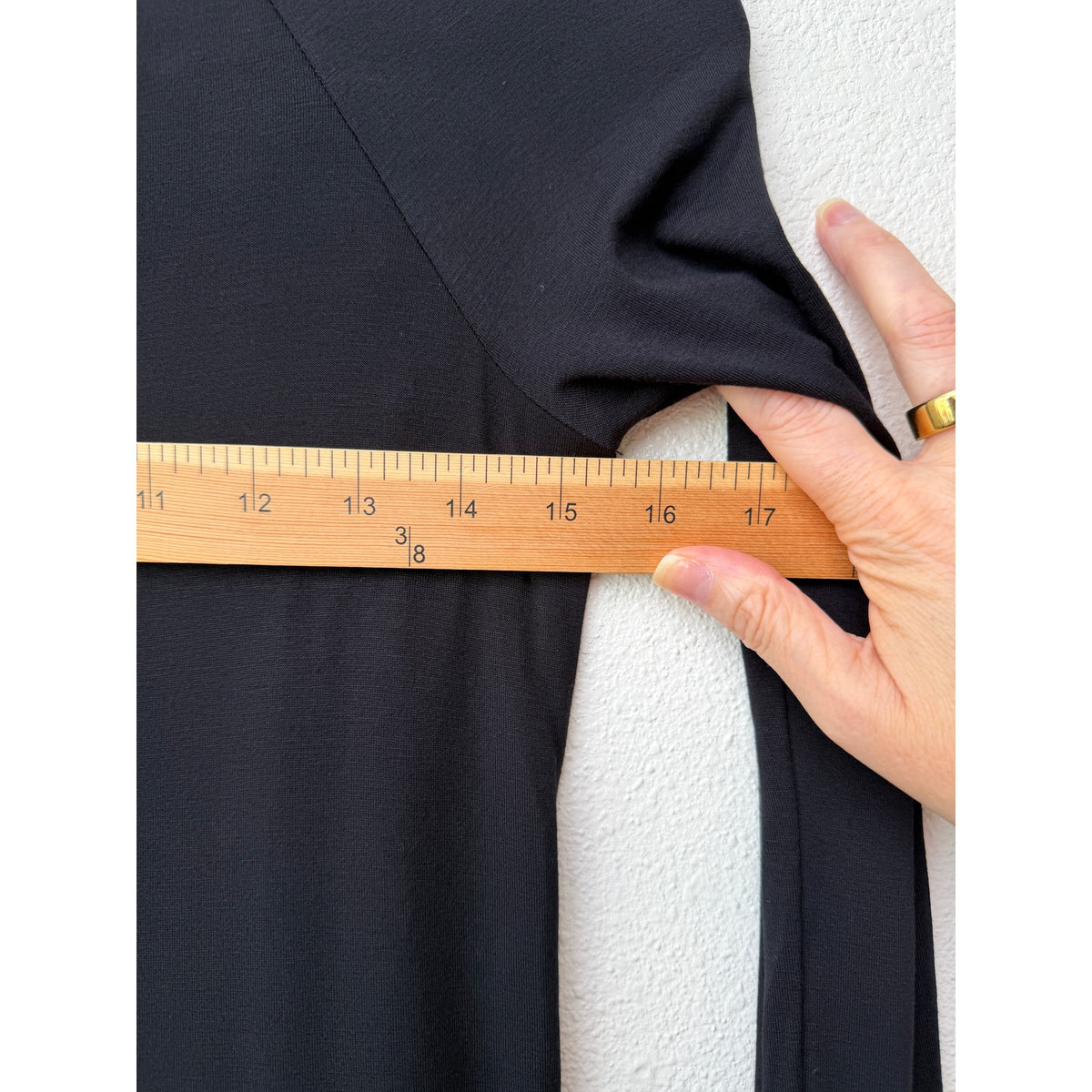 Bailey 44 Black Faux Leather Hem Long Sleeve Mini Dress Women's US XS