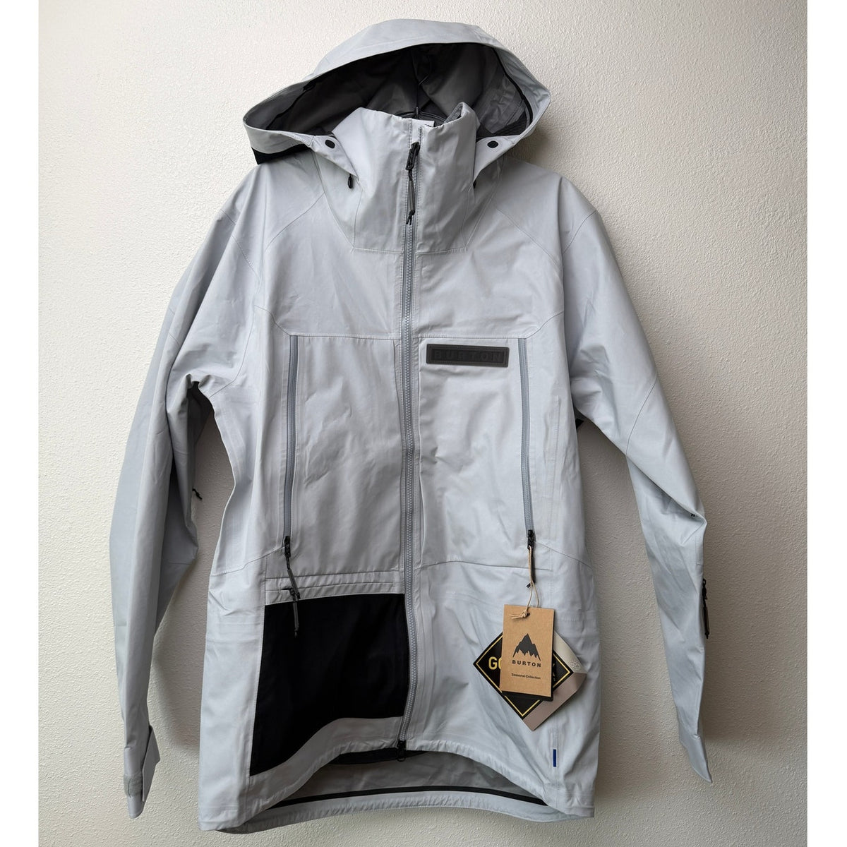 NWT Burton Carbonate Gray Cloud GORE-TEX 3L Size L Snowboard Jacket