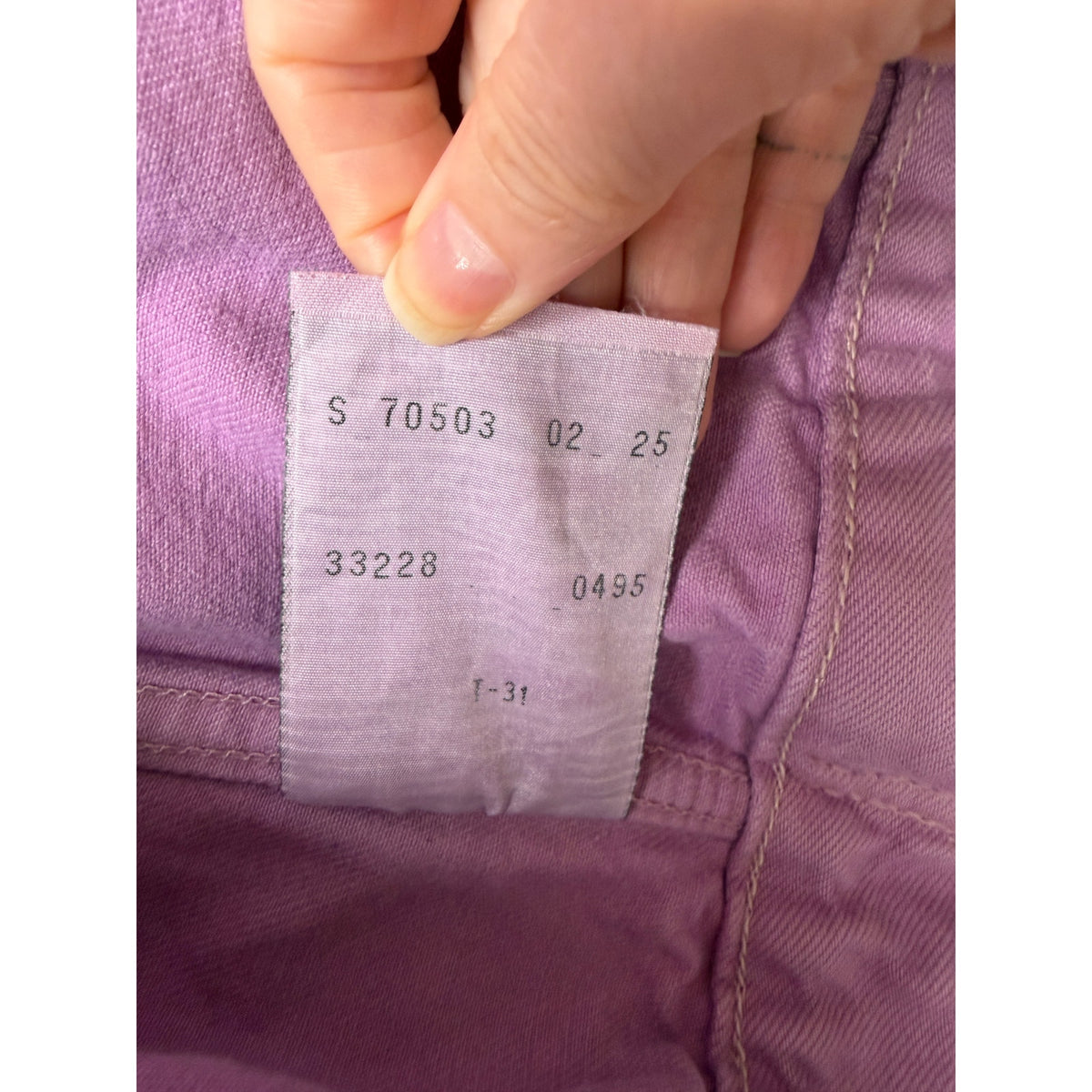 Levi's Lavender Denim Trucker Jacket Women S