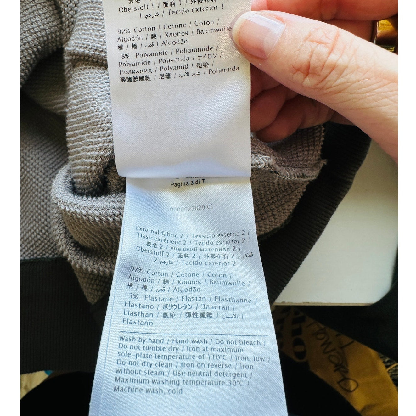 Valentino Army Green Black Tan Camo Print Bright Blue Stars Front Zip Hoodie S