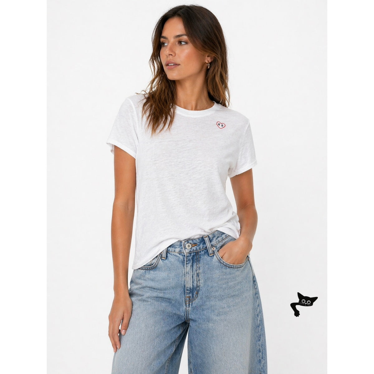 Rag & Bone White Cotton T-shirt