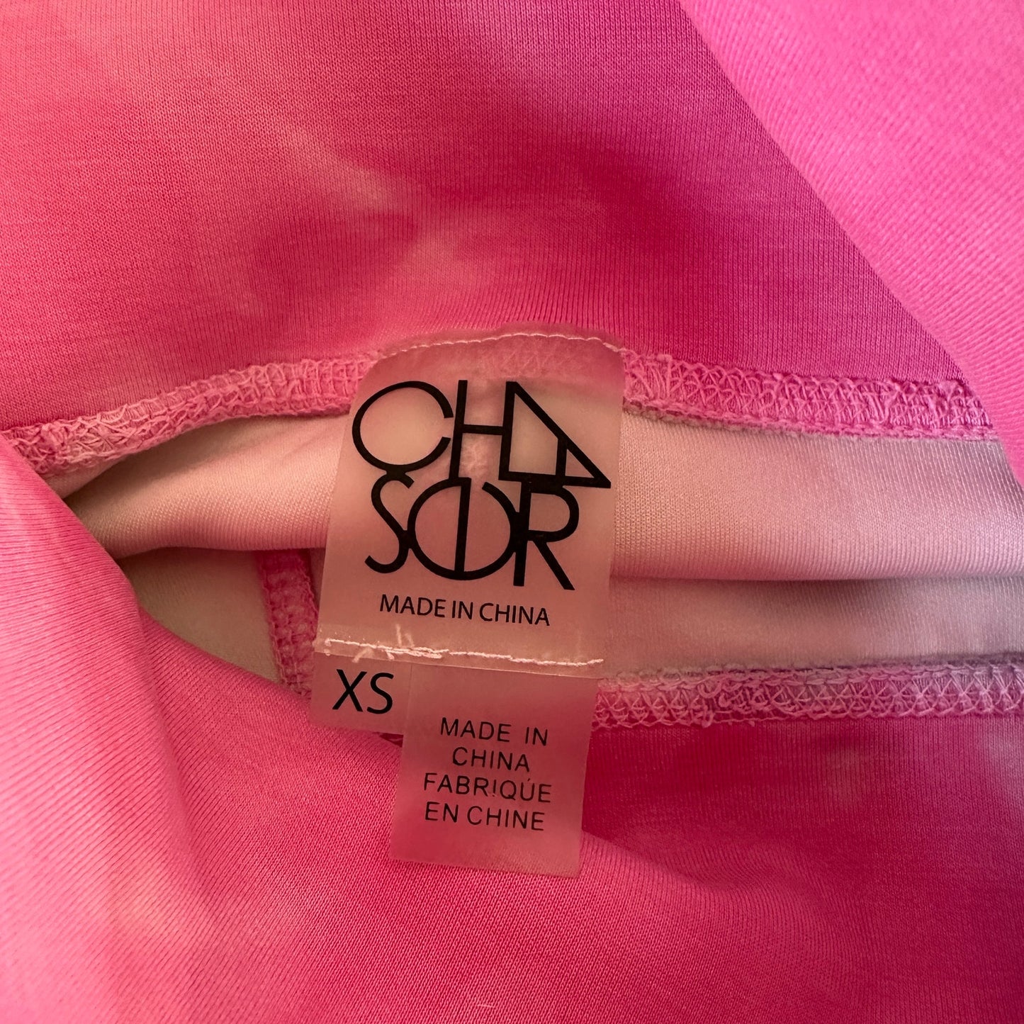 Chaser Pastel Pink Blue Orange Tie Dye Yoga Pants & Matching Sports Bra XS