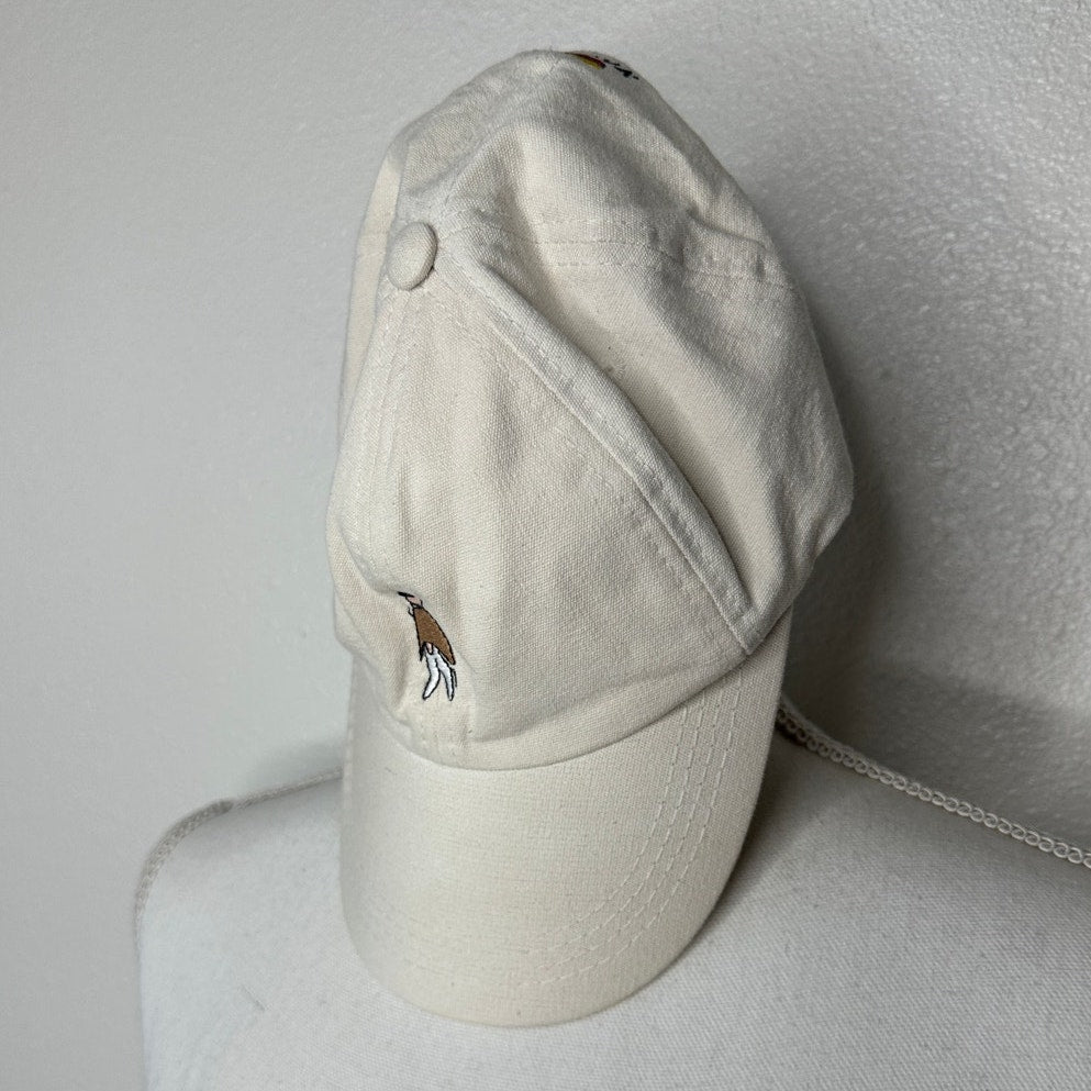 Kowu Ivory Colombian Embroidered Graphic Man Adjustable Cap