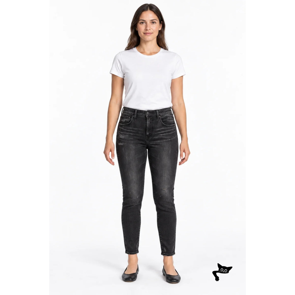 Moussy Vintage Charcoal Skinny Ankle Jeans Women 27