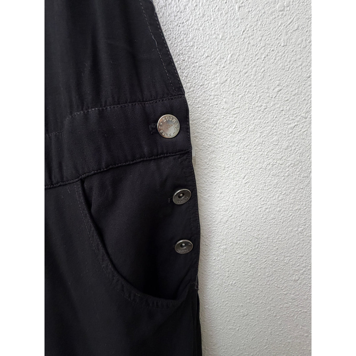 Splendid Black Tapered Bib Overalls Women S